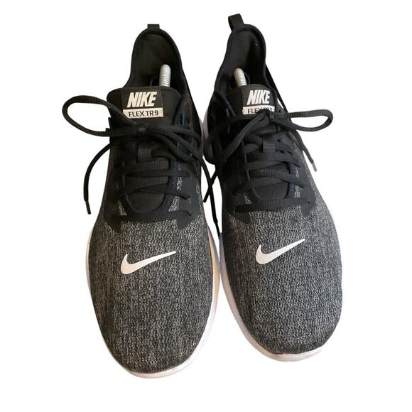 Nike Flex TR 9 Running Training Sneaker Women SZ 12 Black Anthricite AQ7491-002 - Picture 5 of 14
